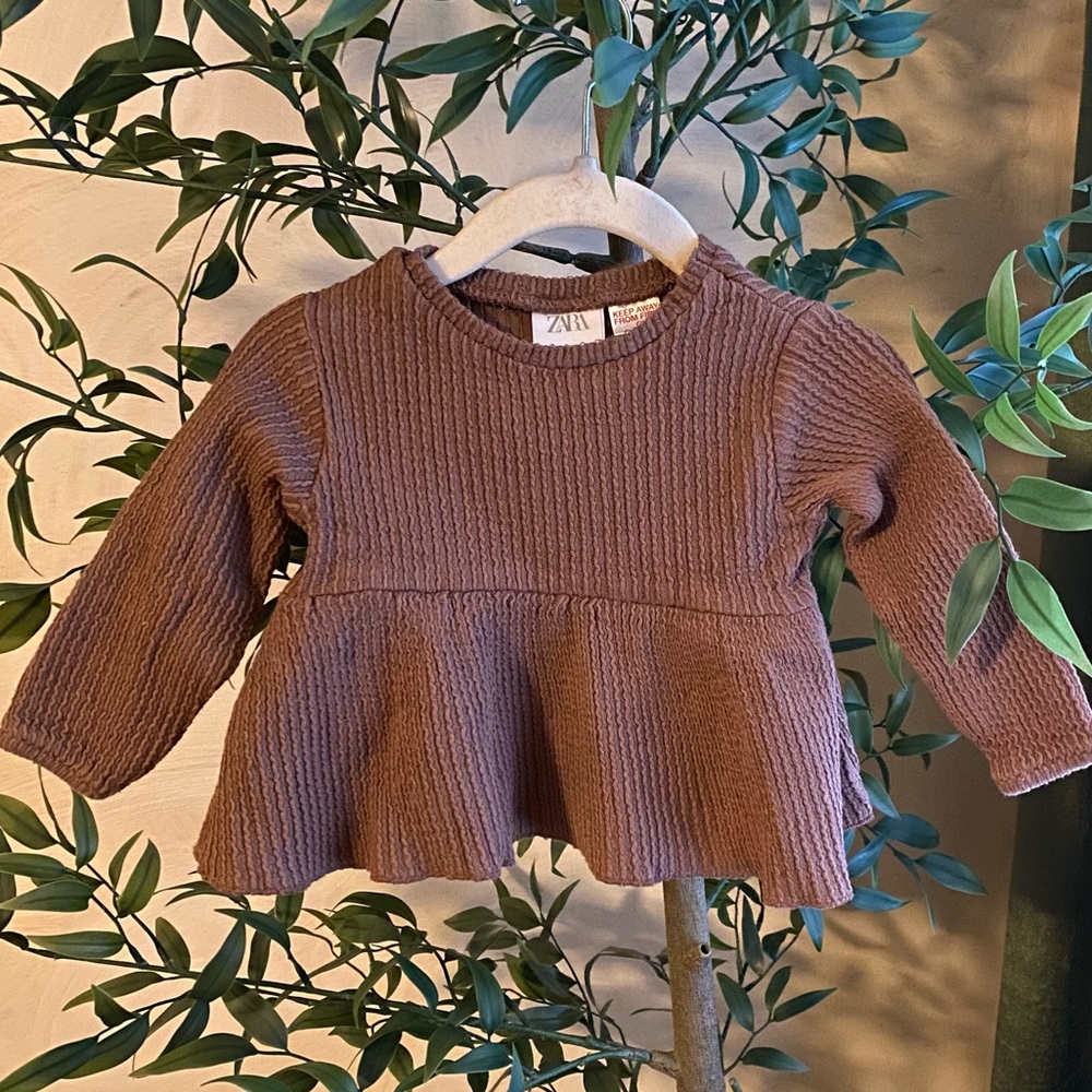 Zara Ribbed Top